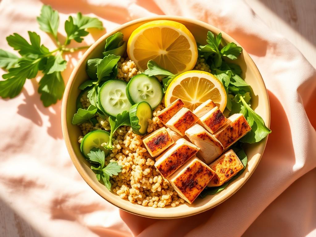 Salade poulet grillé & quinoa