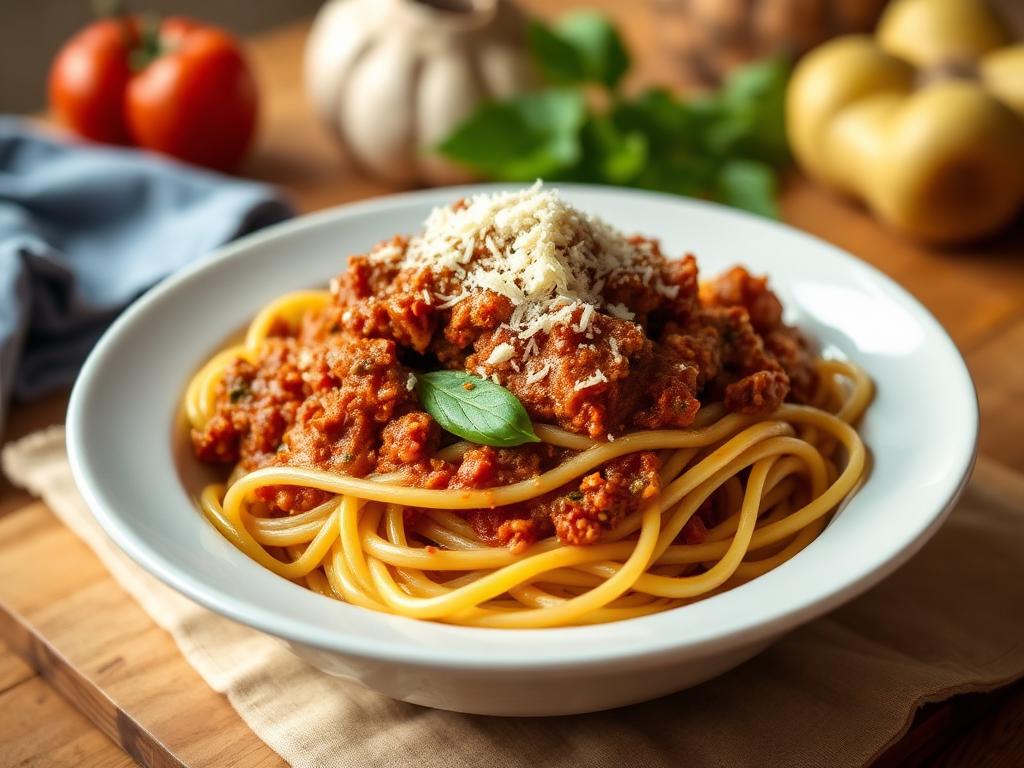 Pâtes bolognaise aux légumes cachés — recette enfant 3-11 ans Baby Chef